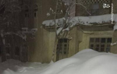 عکس/ میزان برف باریده شده در کاشان