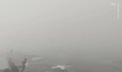 فیلم/ مه غلیظ در فرودگاه کرمان