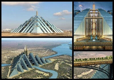ساخت هرم ۳۰۰ طبقه در دبی