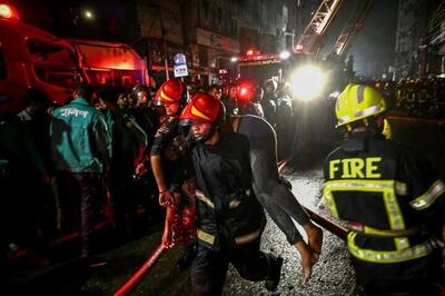 آتش‌سوزی در بنگلادش ۶۵ کشته و مجروح برجای گذاشت