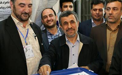 احمدی‌نژاد رأی داد