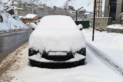 بحران برف در تهران