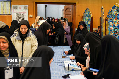 تصاویر ساعات پایانی اخذ رای در تهران