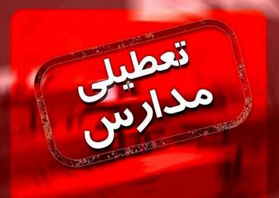 مدارس استان یزد تعطیل شد