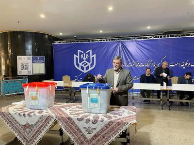 صفار هرندی در ستاد انتخابات وزارت کشور رای داد
