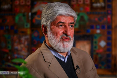 ببینید | حضور علی مطهری در حسینیه ارشاد برای شرکت در انتخابات