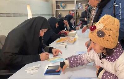 فیلم/حضور مردم کرمانشاه در پای صندوق‌های رای