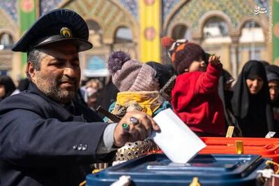 عکس/رای‌گیری در حرم حضرت عبدالعظیم حسنی(ع)