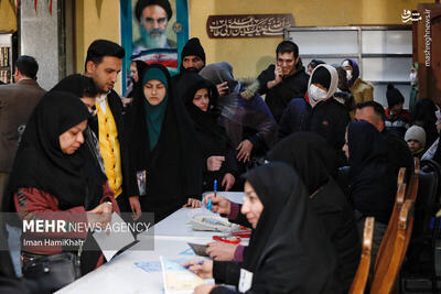 عکس/ ساعات پایانی شکوه حضور در انتخابات همدان