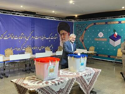 رییس کل دادگستری استان تهران رای خود را به صندوق انداخت
