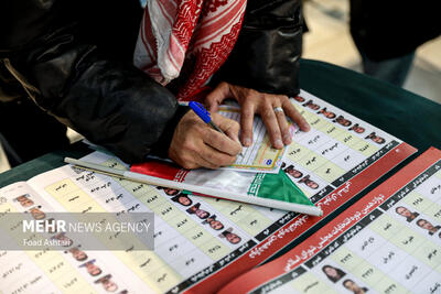 شور انتخابات پای صندوق های رای استان گلستان