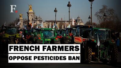 پلیس فرانسه ۶۰ کشاورز معترض را بازداشت کرد+ فیلم