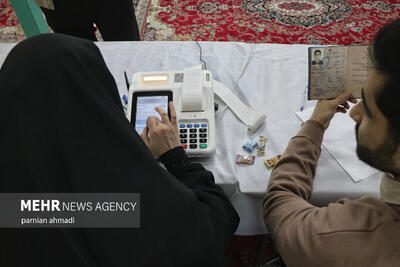 حضور مددجویان زندان مازندران در انتخابات