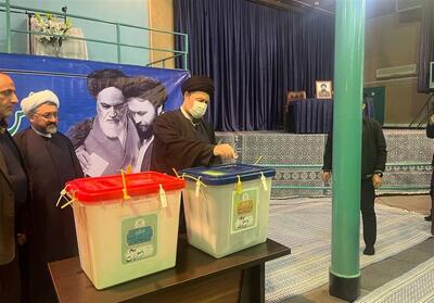 سید حسن خمینی رأی خود را به صندوق انداخت - تسنیم