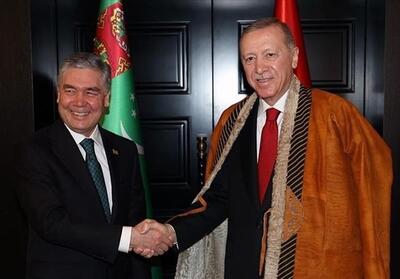 دیدار رئیس جمهور ترکیه و رهبر ملی ترکمنستان در آنتالیا - تسنیم
