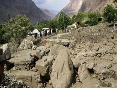 فوت 17 نفر در پی باران و رانش زمین در پاکستان