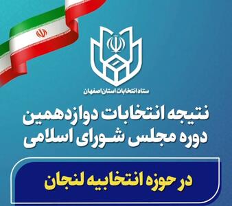 انتخاب مجلس شورای اسلامی در لنجان به دور دوم کشید