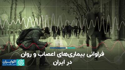 فراوانی بیماری‌های اعصاب و روان در ایران