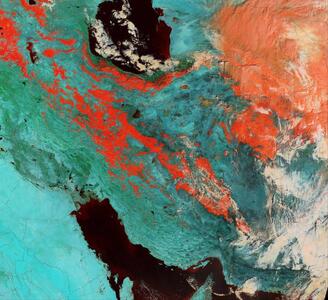 تصویر ناسا از پوشش برف ایران | اقتصاد24