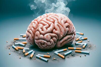 سیگار مغز را کوچک می‌کند