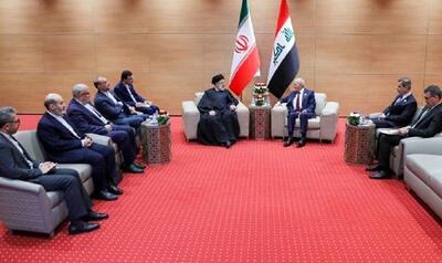 در دیدار رئیس جمهور عراق؛ رئیسی بر اجرای کامل توافقنامه امنیتی و تعهدات مالی بین ایران و عراق تاکید کرد