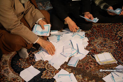 تصاویر اختصاصی همشهری از شمارش آرا انتخابات ۱۴۰۲ در تهران