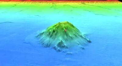 کشف کوهی جدید در اعماق سواحل شیلی + فیلم
