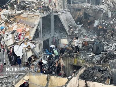 رژیم صهیونیستی محل‌های تجمع فلسطینی‌ها را بمباران می‌کند