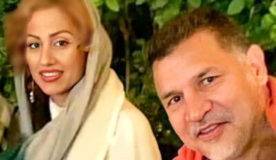 فیلم  لو رفته از علی دایی و همسر در خیابان فرشته / مونا فرخ آذری همیشه شیک !