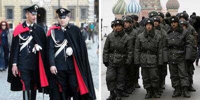 یونیفورم پلیس در کشورهای مختلف دنیا چگونه است؟ (+عکس)