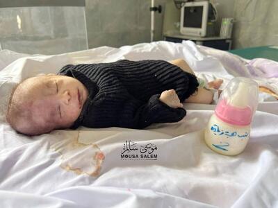 شهادت حداقل ۱۵ نوزاد فلسطینی بر اثر گرسنگی