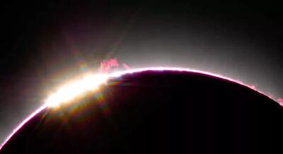 تصویر روز ناسا: خورشیدگرفتگی کامل از نزدیک