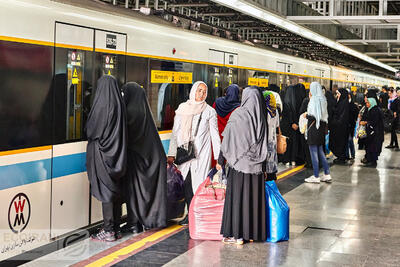 تمدید ساعت سرویس دهی در متروی تهران تا ساعت ۲۳