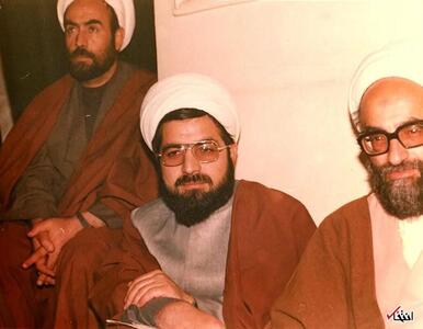 عکس/ تصویر کمتر دیده از مرحوم امامی کاشانی در کنار حسن روحانی
