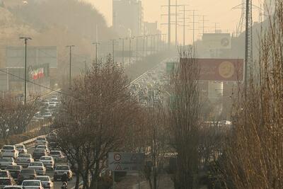 کیفیت هوای تهران با شاخص ۱۲۵ در شرایط نارنجی قرار دارد