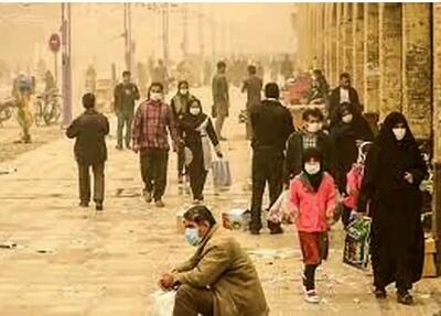 اهواز در وضعیت قرمز و ۴ شهر دیگر خوزستان هوای ناسالم دارند