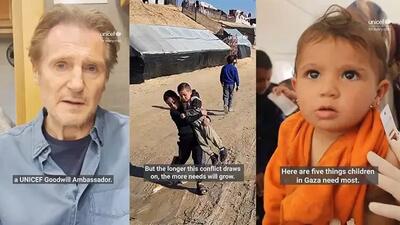 ۵ نیاز کودکان غزه به زبان بازیگر معروف هالیوودی