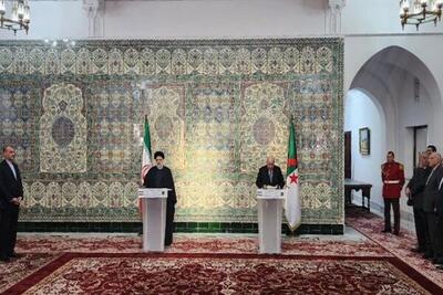 مسوولان مصمم به ایران و الجزایر مصمم به توسعه روابط اقتصادی هستند