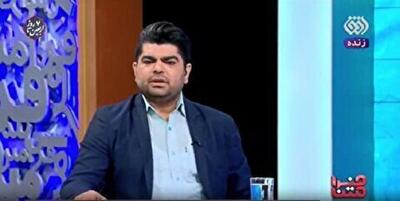 بغض و گریه سید حسین حسینی مجری تلویزیون روی آنتن زنده