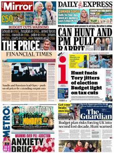 صفحه نخست روزنامه‌های امروز انگلیس؛ نیمی از پرونده‌های سرقت در محله‌های انگلیس حل نشده باقی مانده‌اند