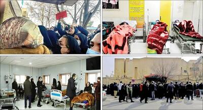 مسمومیت ۱۸ دانش آموز در آتش سوزی مدرسه شاهد ارومیه