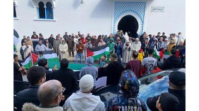 تظاهرات مجدد مراکشی‌ها در حمایت از مردم غزه