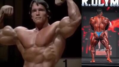 (ویدئو) مقایسه فیگورها و بدن‌های آرنولد شوارتزنگر و هادی چوپان