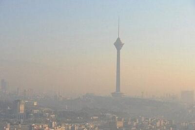 تداوم کیفیت ناسالم هوا در پایتخت/ هوای تهران در آستانه قرمز شدن