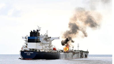 انفجار در کشتی مرتبط با اسرائیل در خلیج عدن