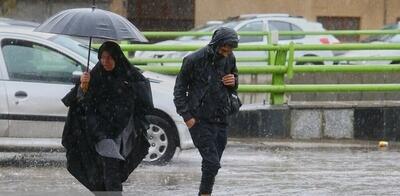 باران و رعد و برق در ۱۸ استان/ وزش باد نسبتا شدید در برخی مناطق کشور