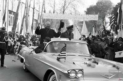 عکس/ ۶۴ سال پیش؛ سفر سی و چهارمین رئیس جمهور آمریکا به ایران