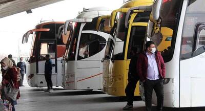 بلیت اتوبوس‌های مسافربری ۲۵ درصد گران شد