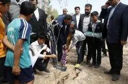اجرای پویش هر دانش آموز یک درخت در گرامیداشت روز درختکاری در کیش
