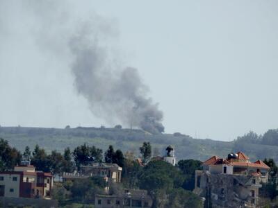 آتش سوزی در پایگاه نظامی صهیونیست‌ها در پی حمله موشکی حزب‌الله